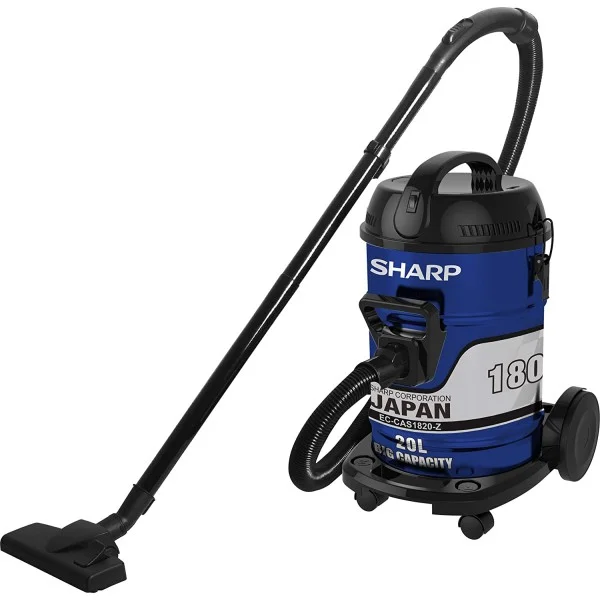 Sharp 1800Watts, 20L Capacity Drum Vacuum Cleaner, Blue - EC-CA1820-Z